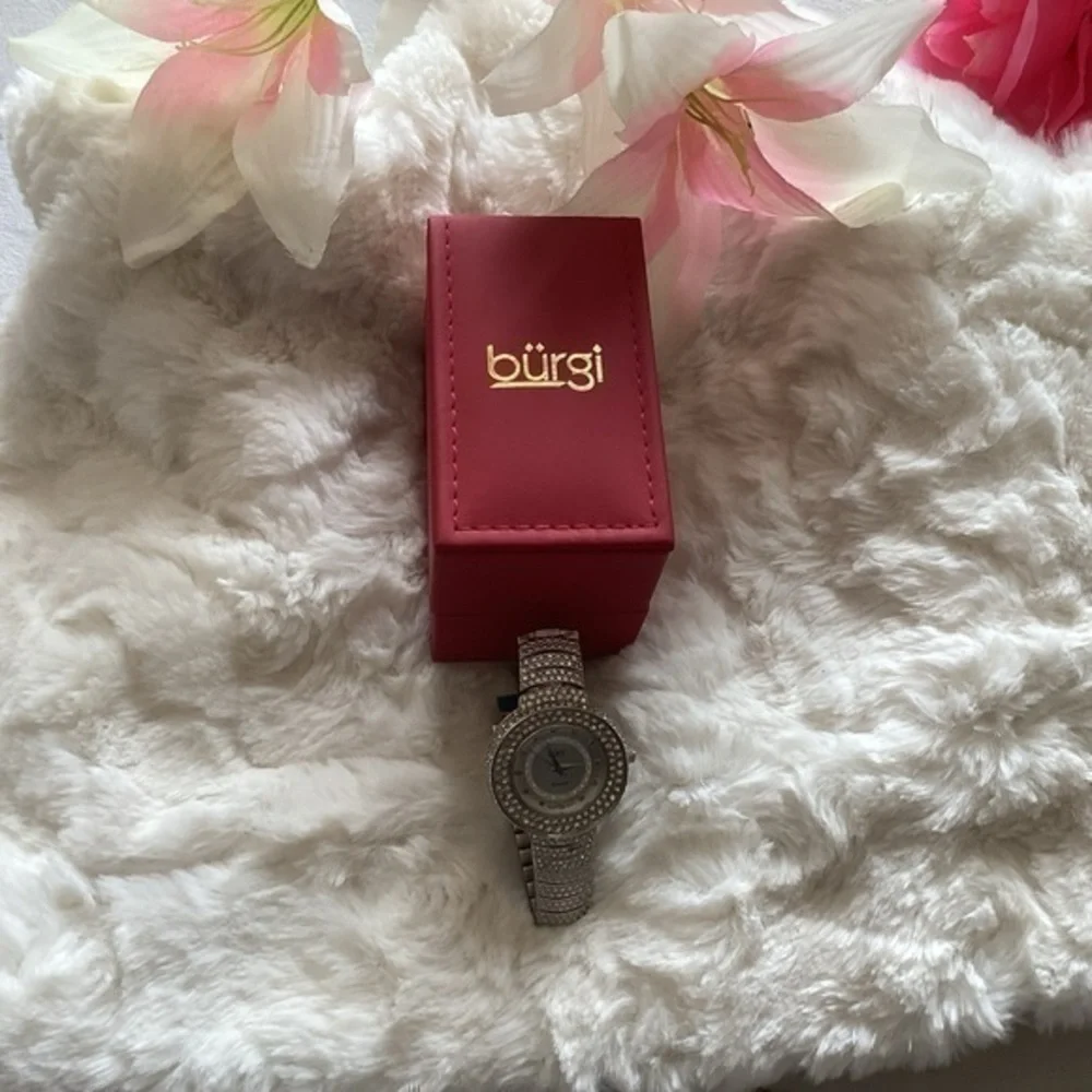 BURGI Womens Bling Watch NWBOX